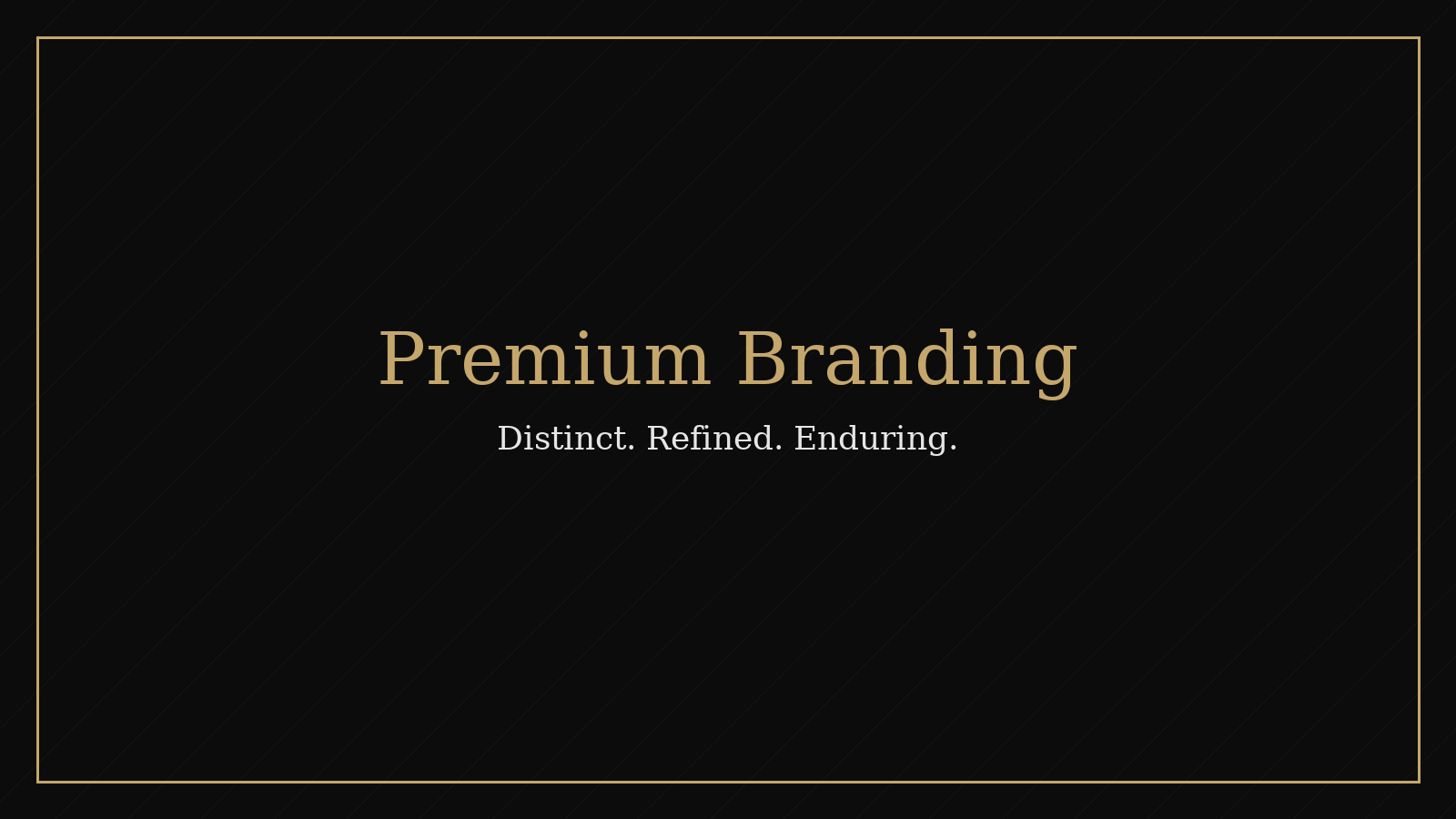 Premium branding hero 1
